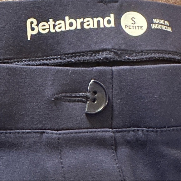 Betabrand Straight Leg Dress Pant Yoga Pant Navy Blue W0076-SF (See Button) SP - Picture 8 of 9